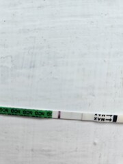 Pregnancy test of evap?