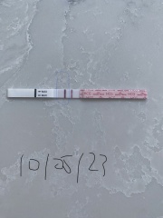 Is my line getting weaker? Just had light pink spotting after bowel movement - cervical ectropion 