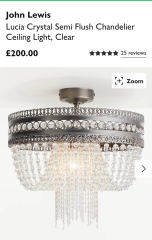 Will this chandelier go ok with this ceiling rose?