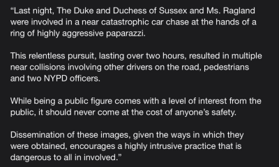 Harry and Meghan and Doria car accident?