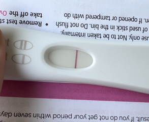 Early positive or indentation line?