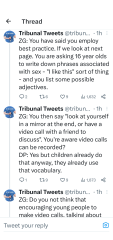 SSE - Interesting Tribunal Tweets reporting today