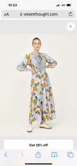 Wedding guest summer dress with long sleeves 