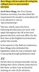 To remind you that no photo ID = no right to vote. 
