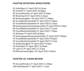 A Mumsnet thread about a book about a Mumsnet thread “Under the Duvet of Darkness” written by the women of Mumsnet