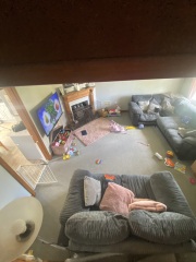 To absolutely hate my house