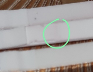 Indent or faint positive? 