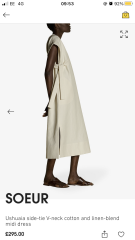 Beige linen tunic