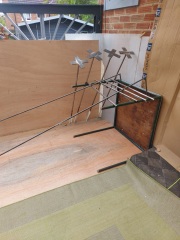 Tomorrow I am spraying my new awning frame! Bit nervous