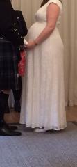 29 weeks pregnant at my wedding