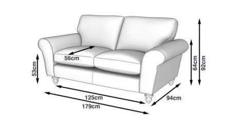 Which size sofa (with diagram)