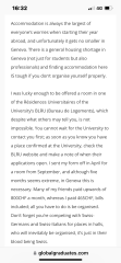 Year Abroad at Geneva University -helpful advice/hints welcome!