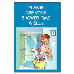 Adult children and use of the shower