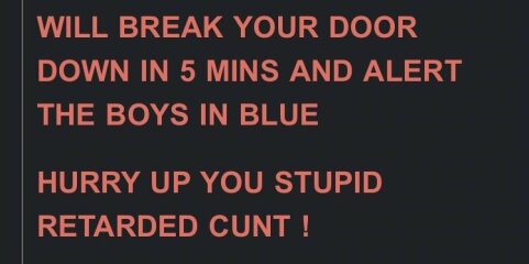 Woman told not to post about her abuse and harrassment in case she upsets the man