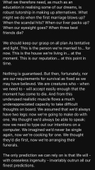 How do you accept that you’re going to be single your whole life? How do you get used to the loneliness?