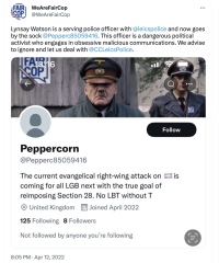 Caroline F - new arrest / harassment ?