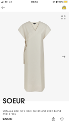 Beige linen tunic