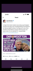 There we go Schofield has admitted ‘affair’