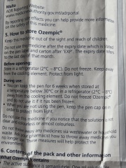 “I started Ozempic last night” - THREAD SIX