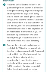 Chicken thigh slow cooker/one pot recipes 