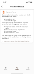 To ask what highly processed food you eat? 