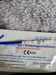 Faint positive but not sure 