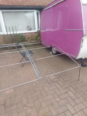 Tomorrow I am spraying my new awning frame! Bit nervous