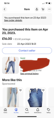 Can I see the full listing for an item I've already purchased?