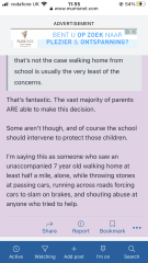 To tell you the school does not decide when your child can walk home alone