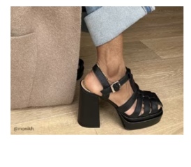 Heeled sandals