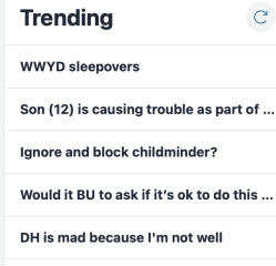 Why would a thread be trending when it hasn't been posted on since March?