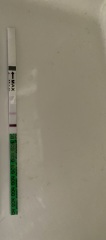 Faint lines on pregnancy tests not getting darker