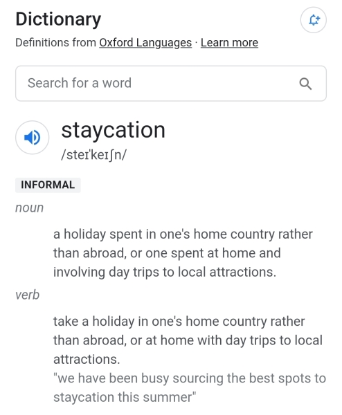 Apparently my children have never had a proper holiday