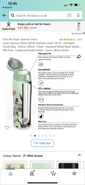 Thermal cup with spout?