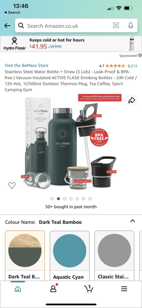 Thermal cup with spout?