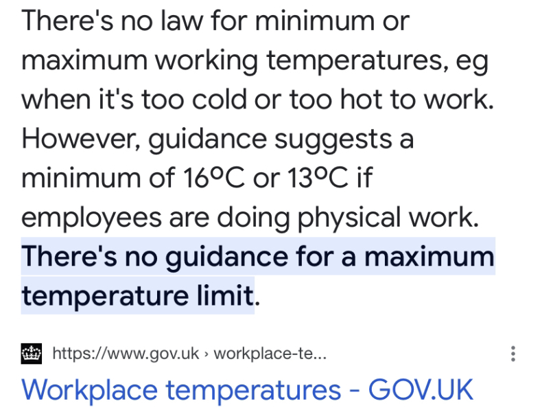 How hot is your workplace this week and how are you coping?