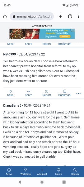 Gallbladder attacks advice