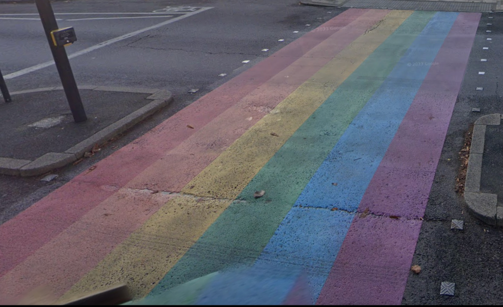 And then there was the Pride Crossing