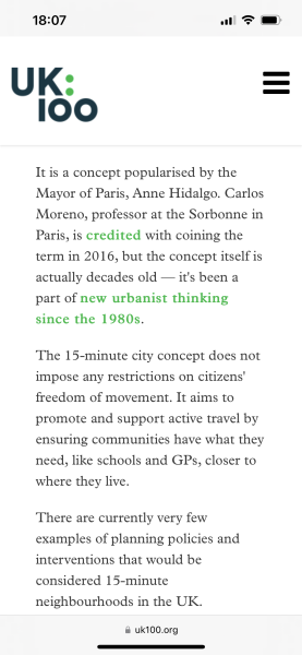 20-minute neighbourhood 