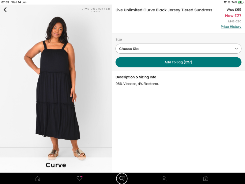 Maxi/most flattering dresses size 22 - GO