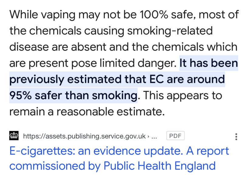 To tell those who lecture me on vaping to Fuck Off