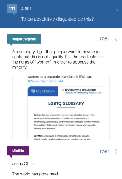 To be absolutely disgusted by this?