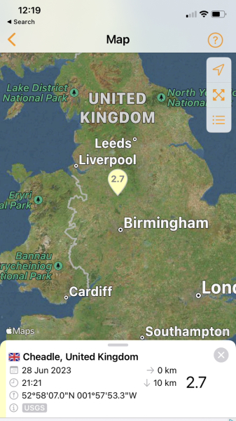 Earthquake Detecting