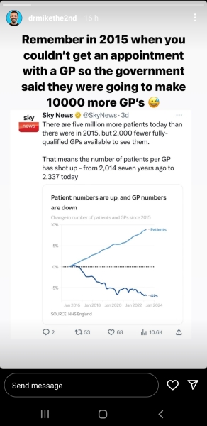 This again! Becoming almost impossible to make a GP appointment. Surgeries system restricted even further...