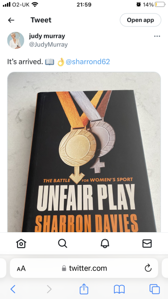 Sharron Davies co-authors Unfair Play new book on women's sport 