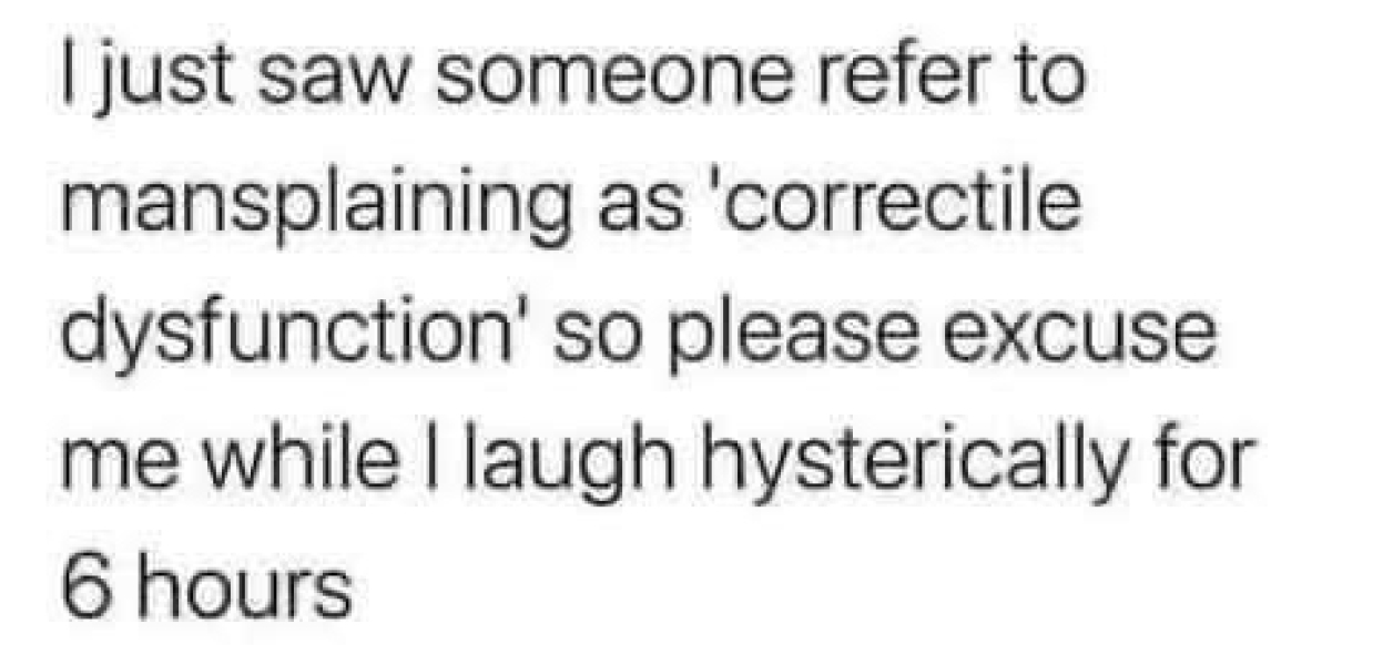 Or is Mansplaining getting worse?