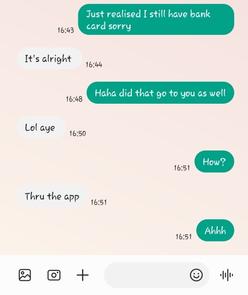 The last text conversation you had with your other half….and the date and how long you have been together….