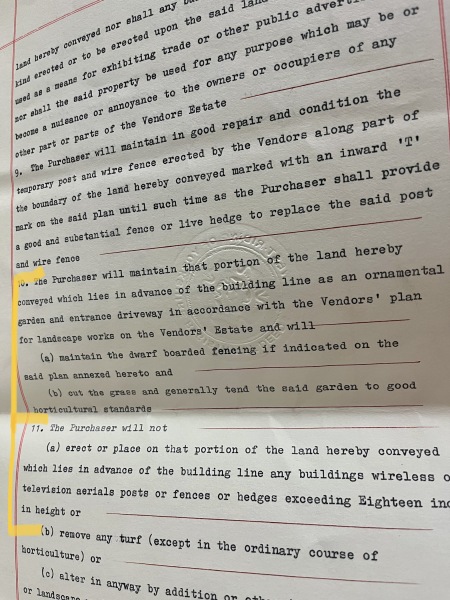 To think home covenants are beyond ridiculous!