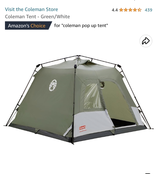 Tent I can't put up singlehanded