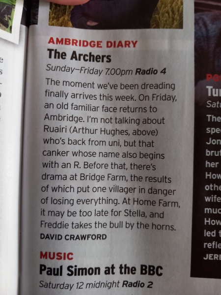 🤐 The Archers spoilers thread #7: Can't wait for 7.02pm? Join us here!